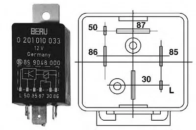 Блок управления, время накаливания BERU купить
