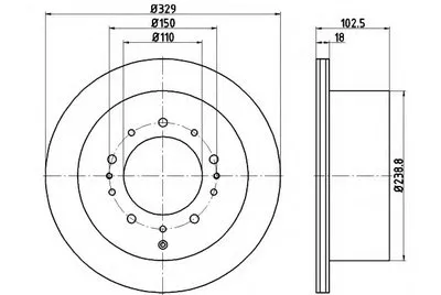Тормозной диск MINTEX купить