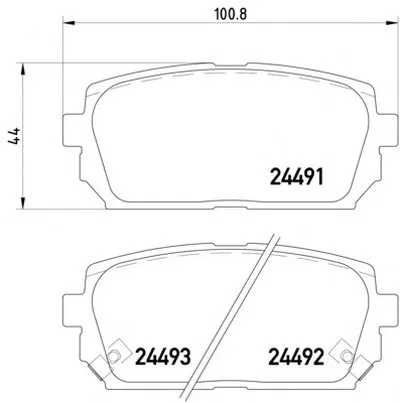 Комплект тормозных колодок, дисковый тормоз HELLA PAGID купить