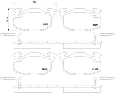 Комплект тормозных колодок, дисковый тормоз HELLA PAGID купить