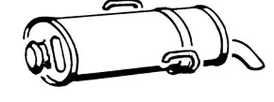 Глушитель выхлопных газов конечный WALKER купить