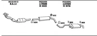 Система выпуска ОГ WALKER купить