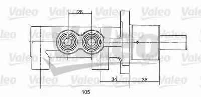 целиндер ручного тормоза VALEO купить
