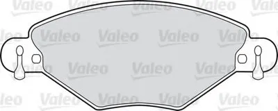 Комплект тормозных колодок, дисковый тормоз VALEO купить