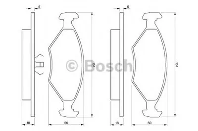Комплект тормозных колодок, дисковый тормоз