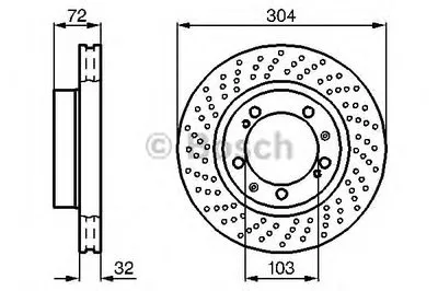 Тормозной диск BOSCH купить