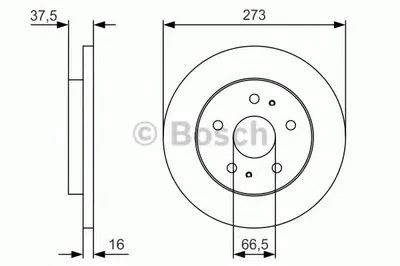 Тормозной диск BOSCH купить