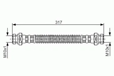 Тормозной шланг BOSCH купить