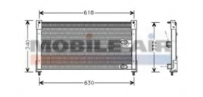 Конденсатор, кондиционер VAN WEZEL купить
