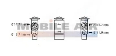 Расширительный клапан, кондиционер VAN WEZEL купить