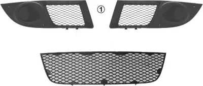 Решетка вентилятора, буфер VAN WEZEL купить