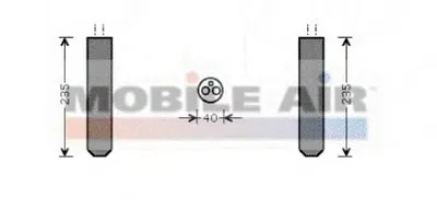 Осушитель, кондиционер VAN WEZEL купить