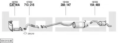 Система выпуска ОГ BOSAL купить