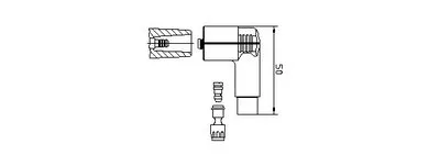 Вилка, распределитель зажигания; Вилка, катушка зажигания BREMI купить