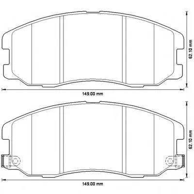 Комплект тормозных колодок, дисковый тормоз JURID купить