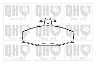 Комплект тормозных колодок, дисковый тормоз QUINTON HAZELL купить