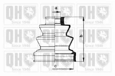 Комплект пылника, приводной вал QUINTON HAZELL купить