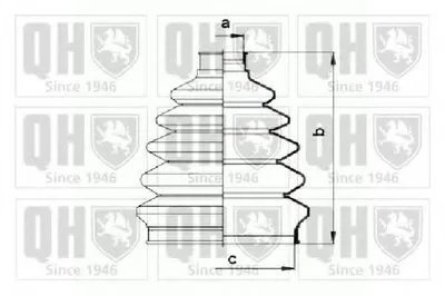 Комплект пылника, приводной вал QUINTON HAZELL купить