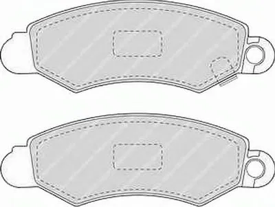 Комплект тормозных колодок, дисковый тормоз PREMIER FERODO купить