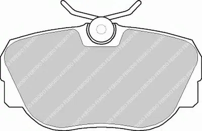 Комплект тормозных колодок, дисковый тормоз PREMIER FERODO купить