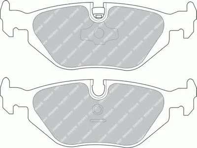 Комплект тормозных колодок, дисковый тормоз PREMIER FERODO купить