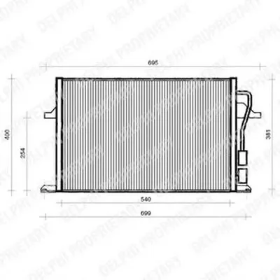 Конденсатор, кондиционер DELPHI купить