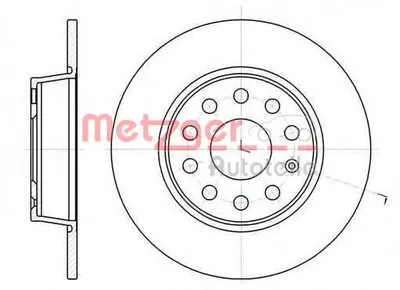 Тормозной диск AP METZGER купить