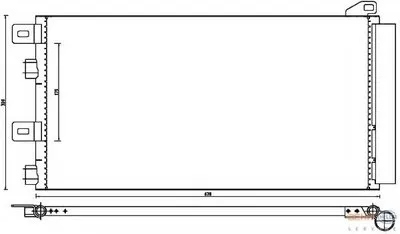 Конденсатор, кондиционер BEHR HELLA SERVICE купить