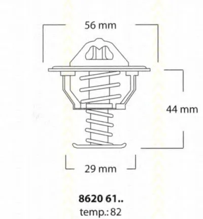 Термостат, охлаждающая жидкость TRISCAN купить