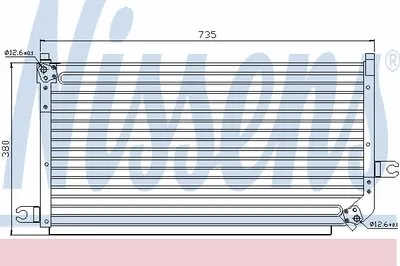 Конденсатор, кондиционер NISSENS купить