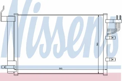 Конденсатор, кондиционер NISSENS купить