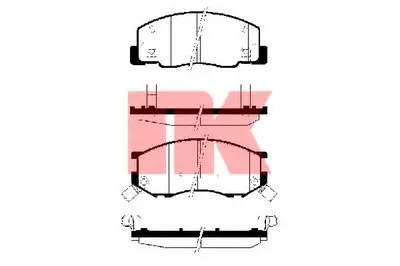 Комплект тормозных колодок, дисковый тормоз NK купить