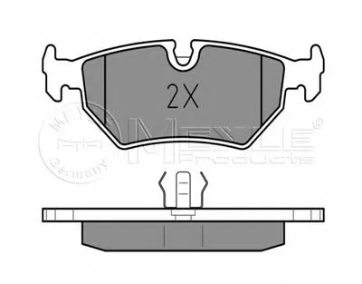 Комплект тормозных колодок, дисковый тормоз MEYLE купить