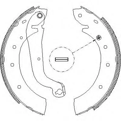 Комплект тормозных колодок REMSA купить