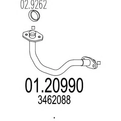 Труба выхлопного газа MTS купить