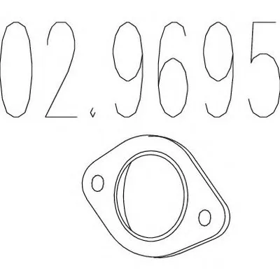 Прокладка, труба выхлопного газа MTS купить