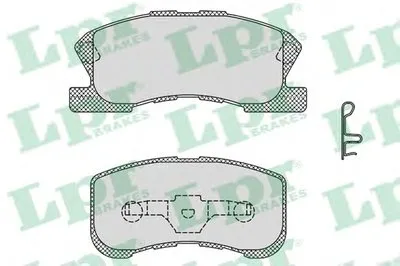 Комплект тормозных колодок, дисковый тормоз LPR купить
