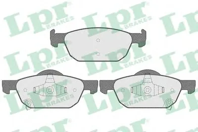 Комплект тормозных колодок, дисковый тормоз LPR купить