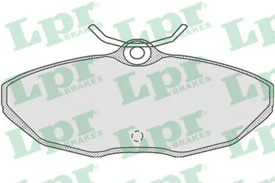 Комплект тормозных колодок, дисковый тормоз LPR купить