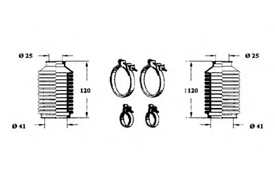 Комплект пылника, рулевое управление OCAP купить