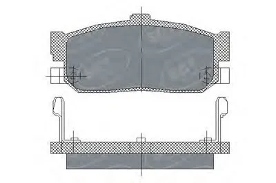Комплект тормозных колодок, дисковый тормоз SCT Germany купить