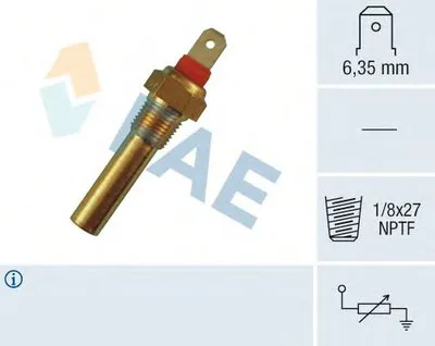 Датчик, температура охлаждающей жидкости FAE купить