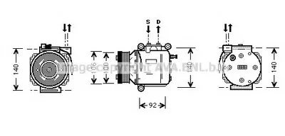 Компрессор, кондиционер AVA QUALITY COOLING купить