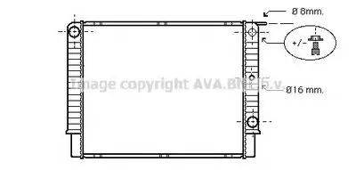 Радиатор, охлаждение двигателя AVA QUALITY COOLING купить