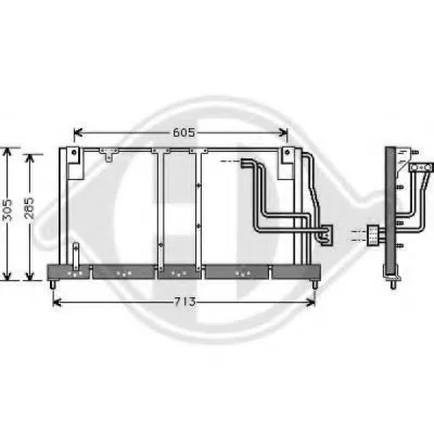 Конденсатор, кондиционер DIEDERICHS купить