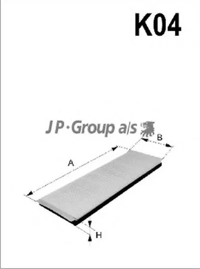 Фильтр, воздух во внутренном пространстве QH JP GROUP купить
