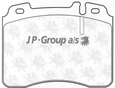 Комплект тормозных колодок, дисковый тормоз QH JP GROUP купить