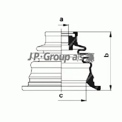 Комплект пылника, приводной вал QH JP GROUP купить