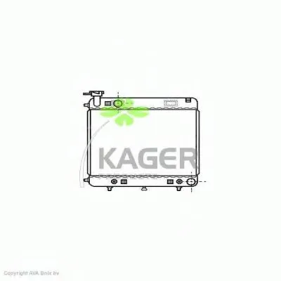 Радиатор, охлаждение двигателя KAGER купить