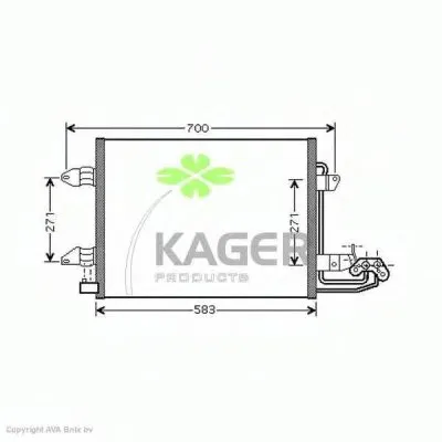 Конденсатор, кондиционер KAGER купить